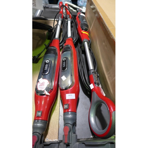 3073 - 3 Shark Steam Mops, Original RRP - £84.99 +VAT (280 -597) *This lot is subject to VAT