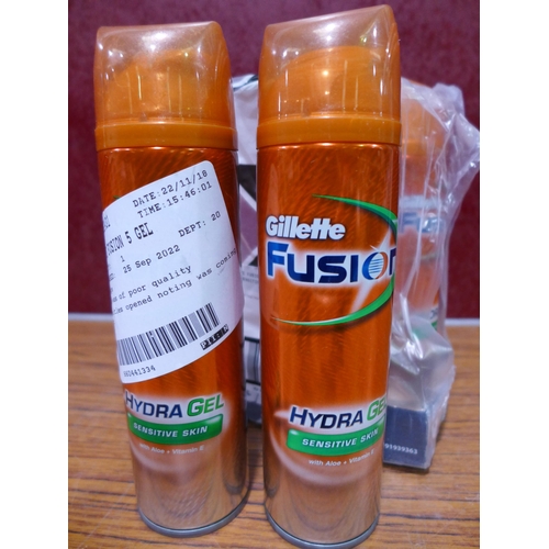 3115 - Gillette Fusion 5 Gel  4 cans, Original RRP - £8.99 +VAT (280 -524) *This lot is subject to VAT