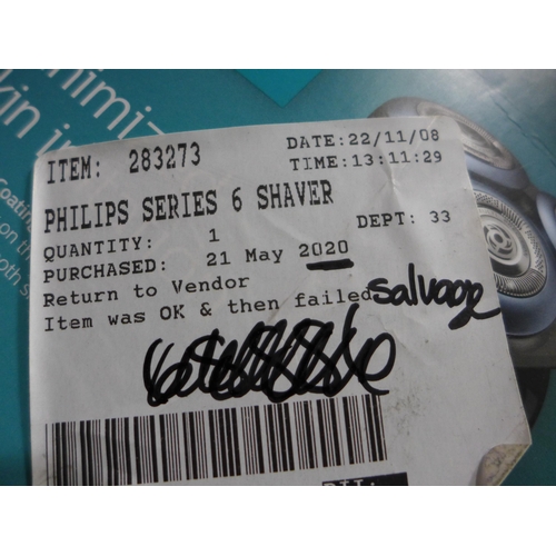 3116 - Philips Series 6 Shaver & Philips One Blade (Unit Only) (280 -519) *This lot is subject to VAT