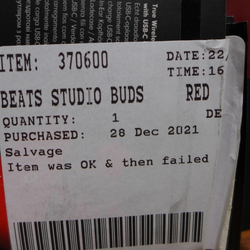 3131 - Beats Studio Buds, Original RRP - £94.99 +VAT (280 -129) *This lot is subject to VAT