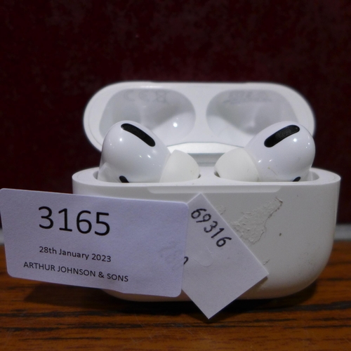 3165 - Apple Airpods Pro, Original RRP - £164.99 +VAT (280 -178) *This lot is subject to VAT