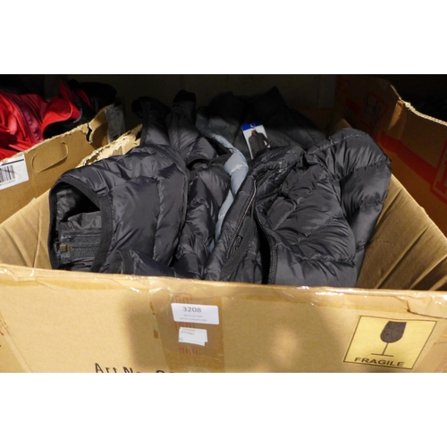 3208 - Box of mens 32° padded body warmers - mix of sizes and colours  *This lot is subject to VAT
