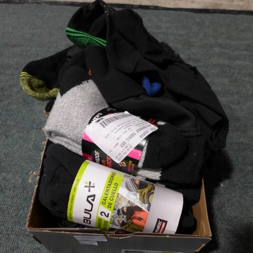 3255 - Quantity of Penguin and thermal socks, snood, balaklava - mixed size  *This lot is subject to VAT