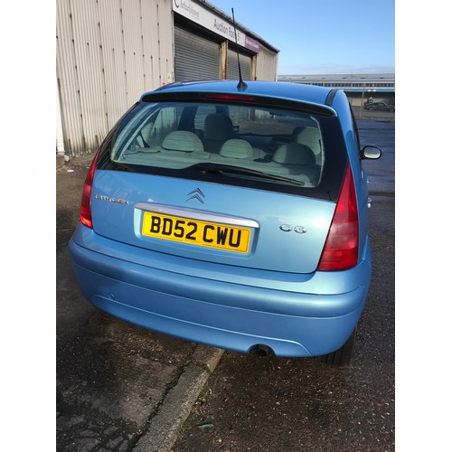 2438 - Citroen C3 Exclusive 1.4cc diesel hatchback. Mileage: 91,601, short MOT till early February, recentl... 