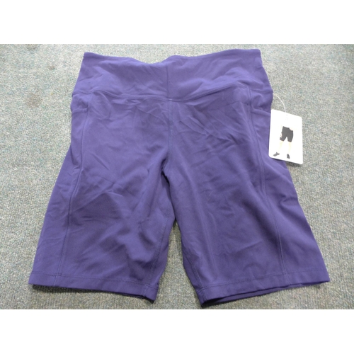 3319 - Bag of ladies Tuff blue sportswear shorts - mixed sizes  *This lot is subject to VAT