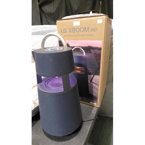 3332 - Lg Xboom 360 Wireless    Speaker Rp4 , Original RRP - £189.99 +VAT (280 -708) *This lot is subject t... 