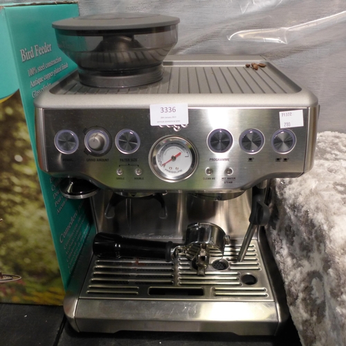 3336 - Sage Pump Coffee Machine, Original RRP - £449.99 +VAT (280 -691) *This lot is subject to VAT