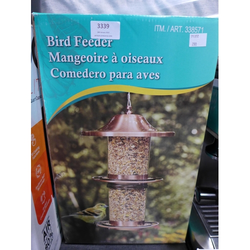 3339 - Bird Feeder, Original RRP - £23.99 +VAT (280 -699) *This lot is subject to VAT