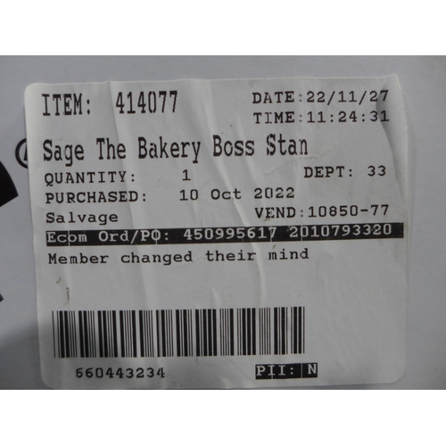 3344 - Sage The Bakery Boss     Stand Mixer , Original RRP - £249.99 +VAT (280 -713) *This lot is subject t... 