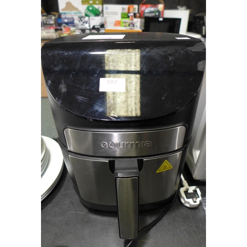 3357 - Gourmia Air Fryer 7Qt, Original RRP - £39.99 +VAT (280 -611) *This lot is subject to VAT