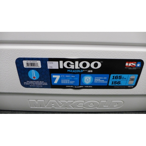 3430 - Igloo Max Cold 165 Cooler - hybrid, Original RRP - £99.99 +VAT (280 -563) *This lot is subject to VA... 