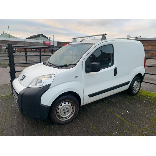 2439 - Peugeot Bippa 1248cc white van WR64 MDV 2014 Diesel  Mileage 164,628, MOT EXPIRED 26.1.23 , recently... 