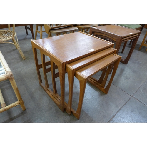 599 - A G-Plan Quadrille teak nest of tables