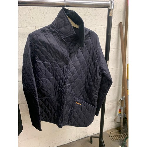 2339 - Seven assorted sized Barbour jackets