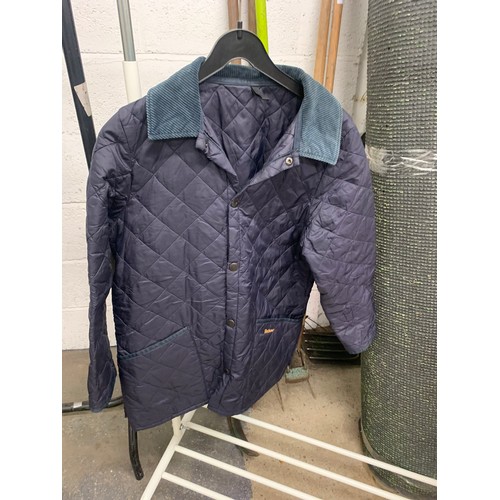 2339 - Seven assorted sized Barbour jackets