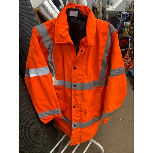 2340 - Three hi-vis workwear jackets