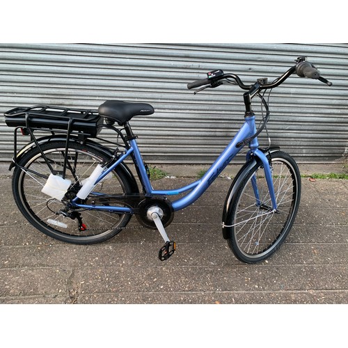 2407 - Falcon Serene electric bike/bicycle with charger and key complete with mudguards and rack, 250w, 36v... 