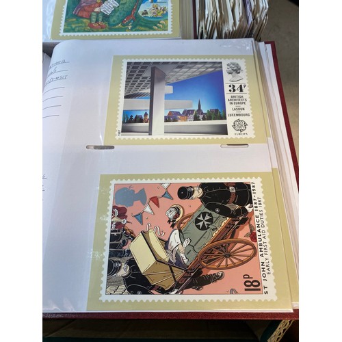 2242 - Stamp bundles and old stamps with 4 albums and approx 80-100 First Day covers