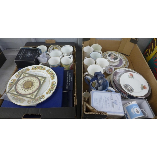 1054 - A collection of commemorative china including Royalty related **PLEASE NOTE THIS LOT IS NOT ELIGIBLE... 