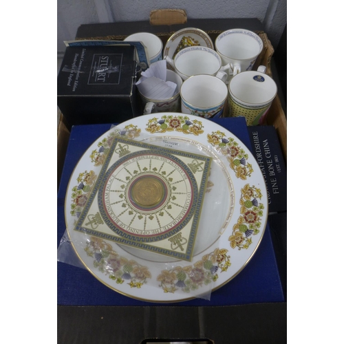 1054 - A collection of commemorative china including Royalty related **PLEASE NOTE THIS LOT IS NOT ELIGIBLE... 