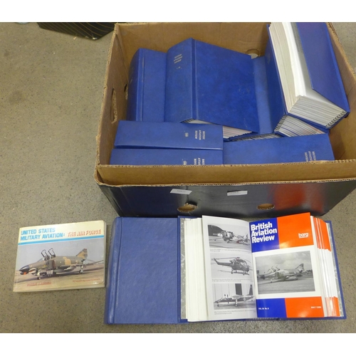 1064 - A box of British Aviation Reviews from 1980's-1990's **PLEASE NOTE THIS LOT IS NOT ELIGIBLE FOR POST... 