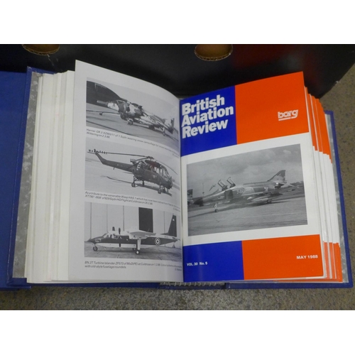 1064 - A box of British Aviation Reviews from 1980's-1990's **PLEASE NOTE THIS LOT IS NOT ELIGIBLE FOR POST... 