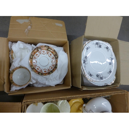 1073 - Three boxes of mixed china **PLEASE NOTE THIS LOT IS NOT ELIGIBLE FOR POSTING AND PACKING**