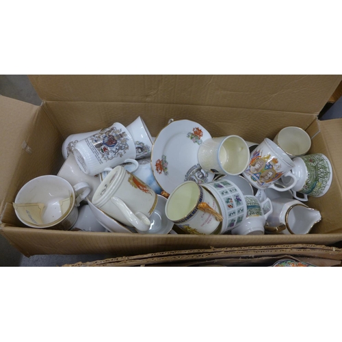 1074 - Four boxes of mixed china **PLEASE NOTE THIS LOT IS NOT ELIGIBLE FOR POSTING AND PACKING**