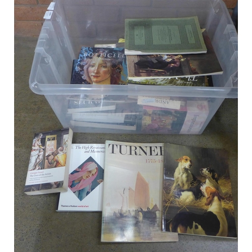 1078 - A box of art books and art theory and history books **PLEASE NOTE THIS LOT IS NOT ELIGIBLE FOR POSTI... 