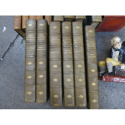 694 - A collection of Shakespeare's Works and a set of ten Jane Austen novels, published by JM Dent & Co.,... 