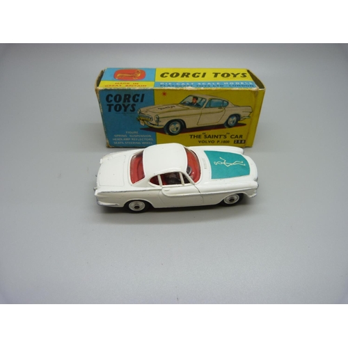 765 - A Corgi Toys 258 The 'Saint's' Car, Volvo P1800, boxed