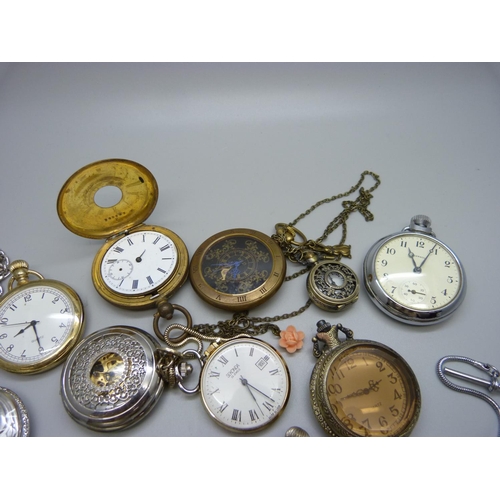 812 - A collection of pocket watches (12)