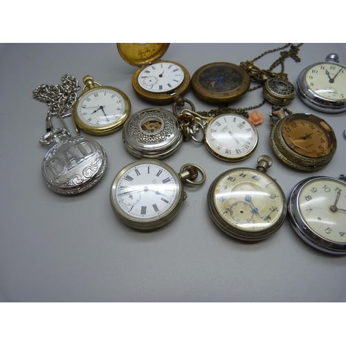 812 - A collection of pocket watches (12)