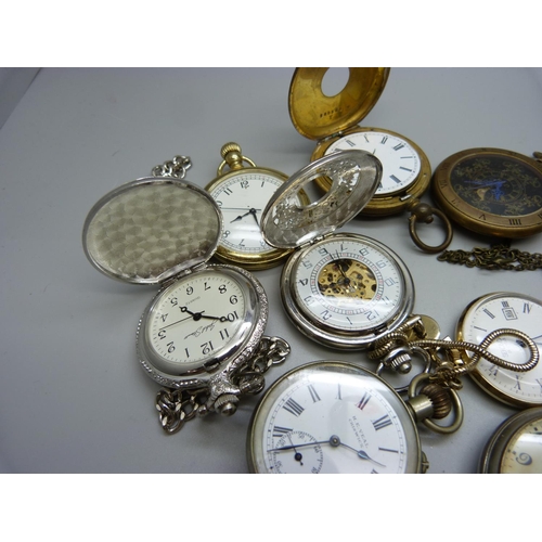 812 - A collection of pocket watches (12)