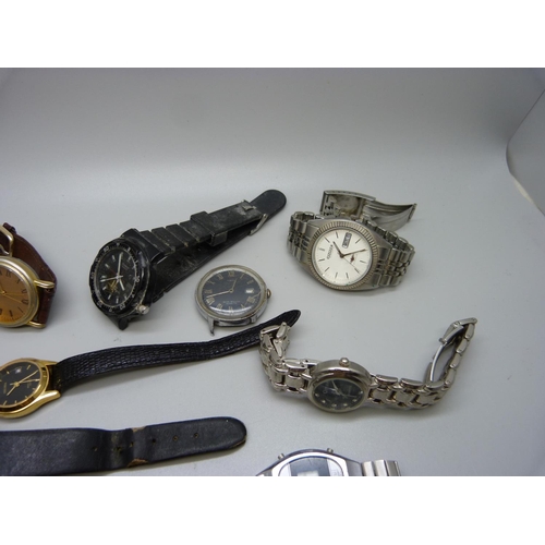 821 - Lady's and gentleman's wristwatches including Citizen and Limit