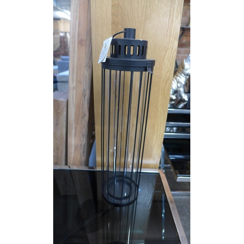 1320 - A Chertsey black lantern H 45cm (369808813)