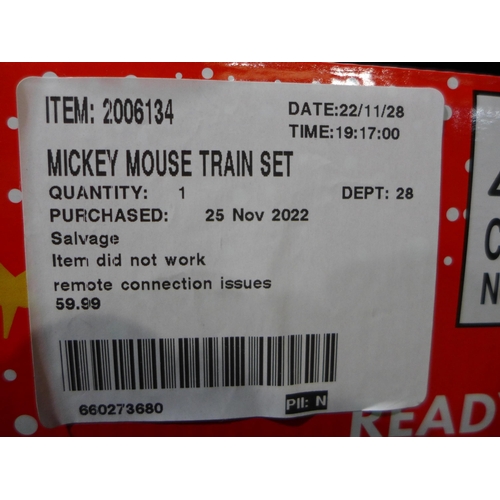 3032 - Mickey Mouse Train Set    (281-327)   * This lot is subject to vat