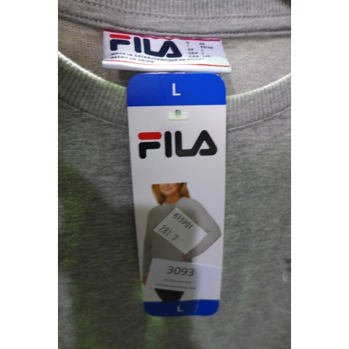 3093 - 2 Fila women's sweaters, both L - mixed colours * this lot is subject to VAT