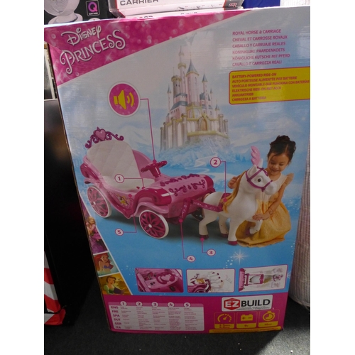 Battery powered deals princess carriage