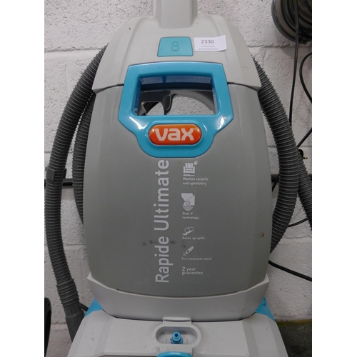 2330 - Vax Rapide Ultimate carpet cleaner