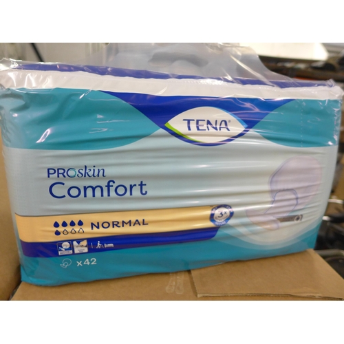 2355 - Adult Tena pads (3 x 42), boxed