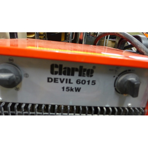 2421 - Clarke Devil 6015 15kw heater