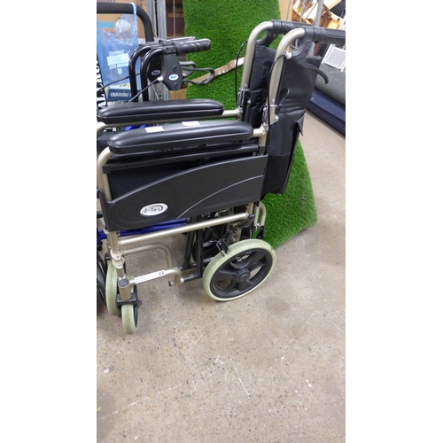 2425 - Z-Tech wheelchair and 3 wheel walker with commode