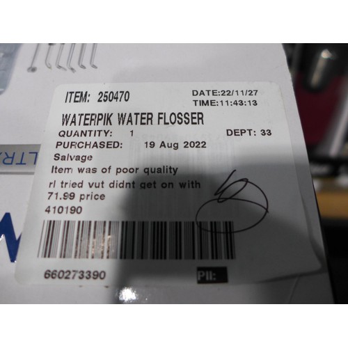 3011 - Waterpik Water Flosser - model no WP150/WP470UK  (281-308)  * This lot is subject to vat