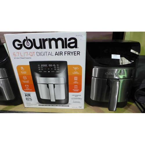 3449 - Gourmia Air Fryer 7Qt     (281-236)   * This lot is subject to vat