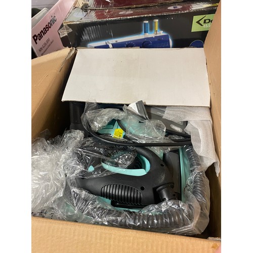 2114 - Boxed steam compact steam cleaner