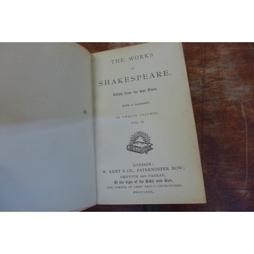 694 - A collection of Shakespeare's Works and a set of ten Jane Austen novels, published by JM Dent & Co.,... 