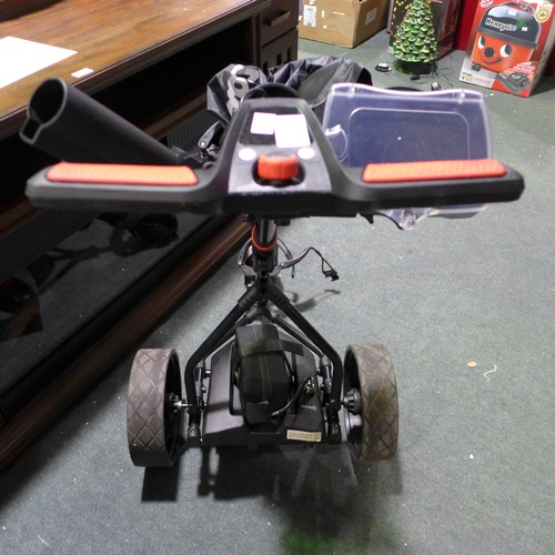 3046A - Ben Sayers electric golf trolley with battery, charger and cover