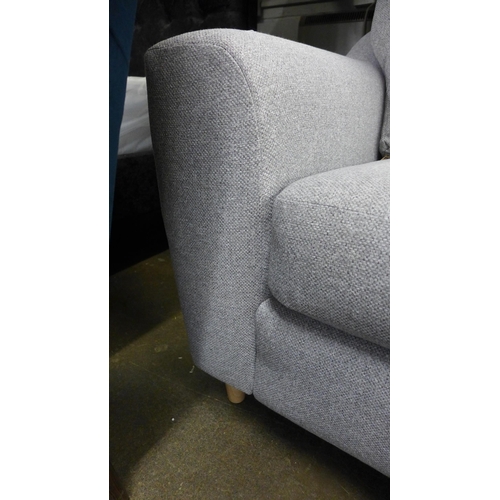 1483 - A grey upholstered two seater sofa