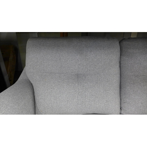 1483 - A grey upholstered two seater sofa